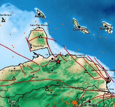 Ciudadanos reportan sismo de mediana intensidad en Coro