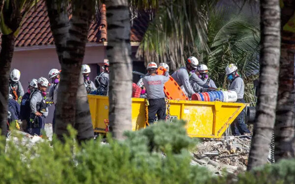 Cifra de víctimas fatales del derrumbe en Miami se eleva a 20
